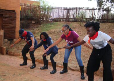 Interactive Gumboot Dancing