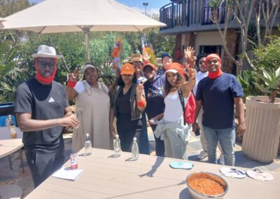 Amazing Race with Team Events, the Bake Bean Surprise challenge.