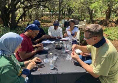Amazing Race Event - Customised Bead Making activity at Thabo Eco Hotel for Aluwani Year End Event