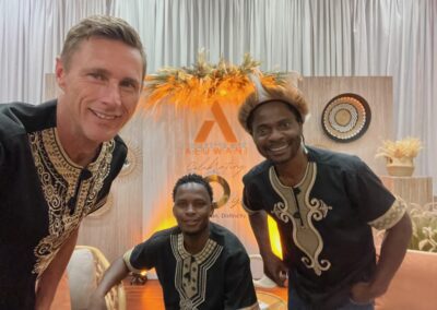 Interactive Drumming at Thabo Eco Hotel for Aluwani Year End Event