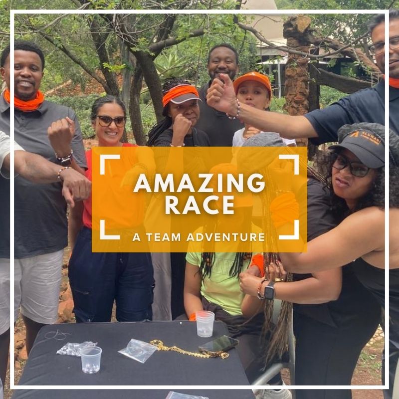 Team collaboration and bonding during corporate fun day